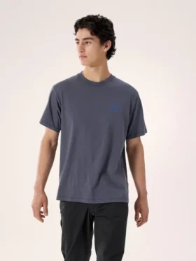 Kragg SL Cotton Bird Word Shirt SS Męska