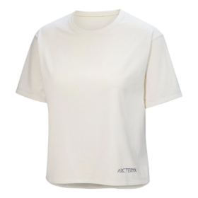 Krótki T-shirt z logo Taema „White”
